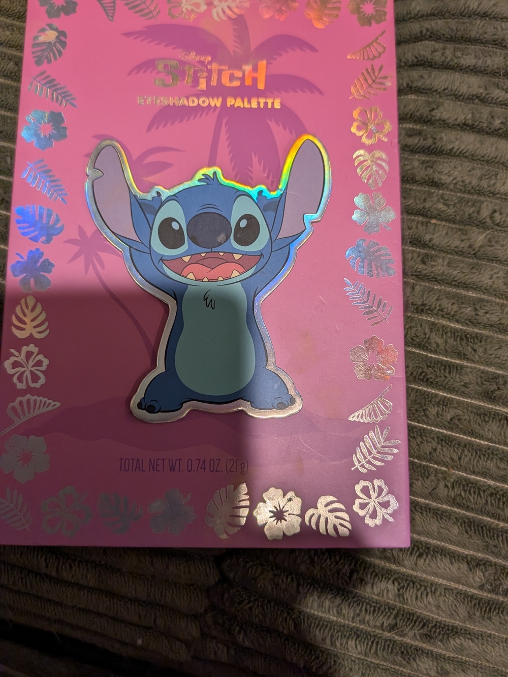 Disney Stitch Eyeshadow Palette - Pink with Blue Stitch